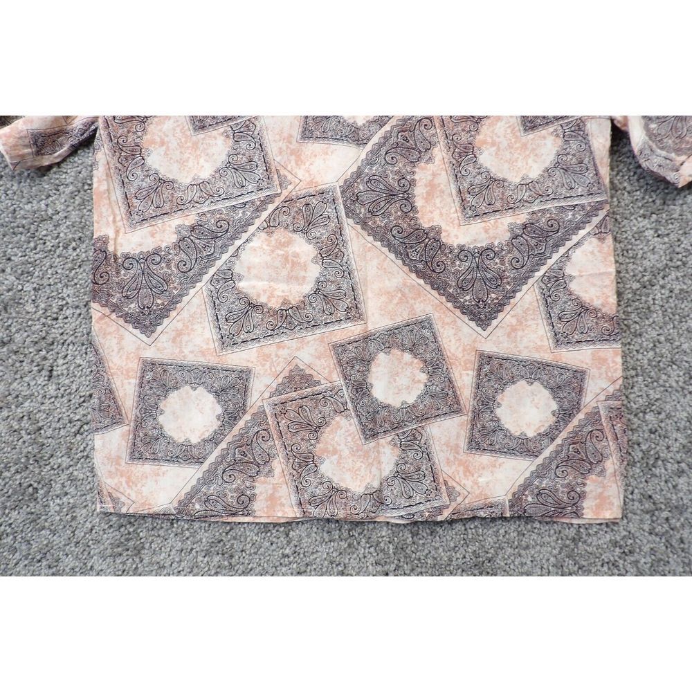 Vtg CAPPAGALLO Womens 100% Silk PINK Blouse Size S 90's Y2K Office Top NOS - Picture 3 of 10